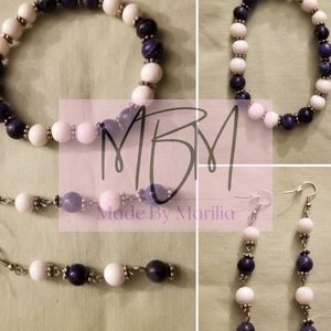 Handmade Bracelet and Earrings set